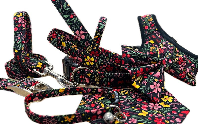 Dog & Cat Collar Range "Midnight Butterfly"