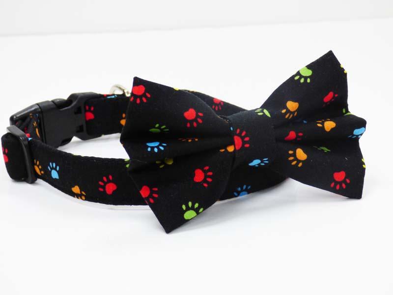 Dog & Cat Bow Tie "Paw-Some" by Mabel & Mu