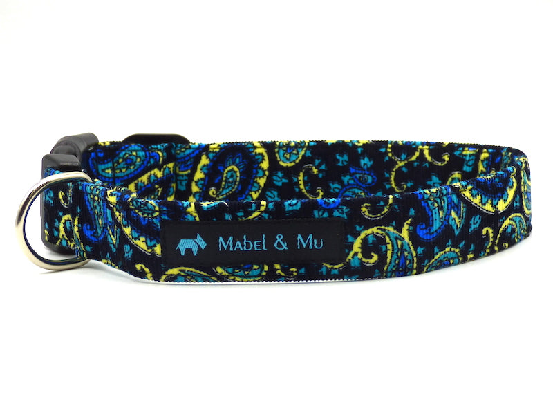 Classical Cord Dog Collar by Mabel & Mu