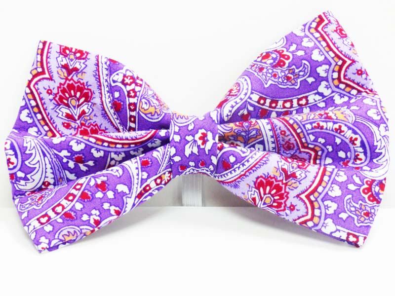 Cat Bow Tie "Lavender Scent" by Mabel & Mu