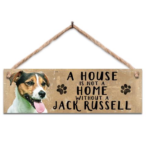 Rustic Wooden Sign "Jack Russell" @ Mabel & Mu