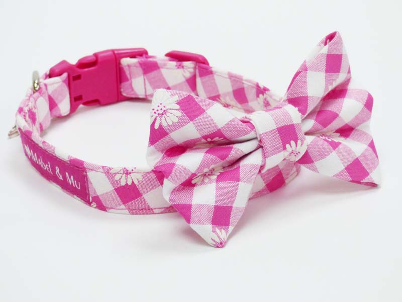 dog Bow Tie "Daisies" by Mabel & Mu
