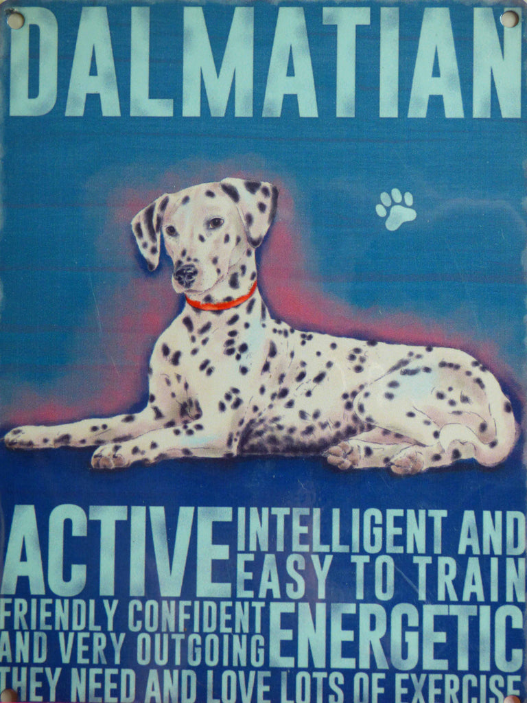 Dalmatian Metal Pet Sign - Mabel & Mu