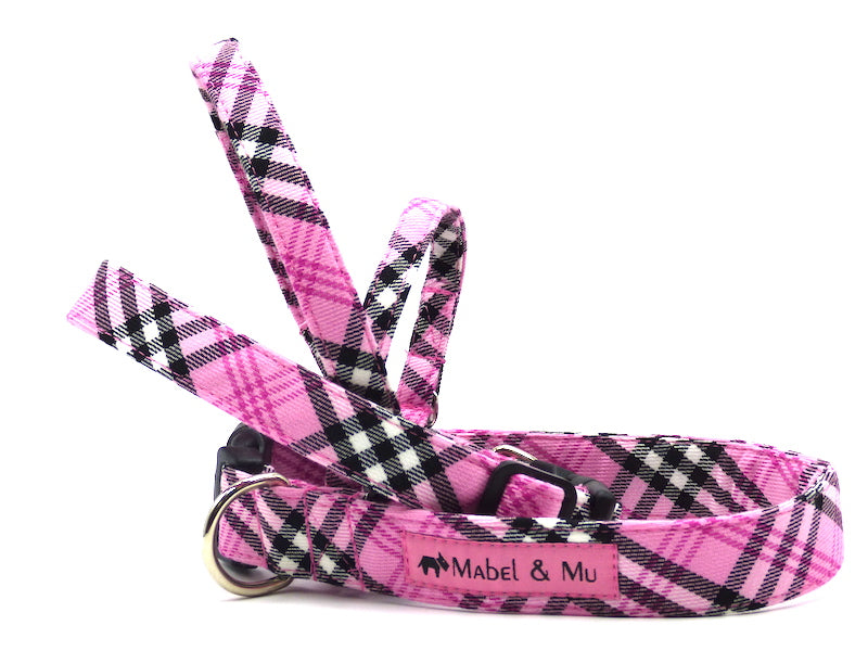 Dog Bandana "Designer Walks Pink" by Mabel & Mu