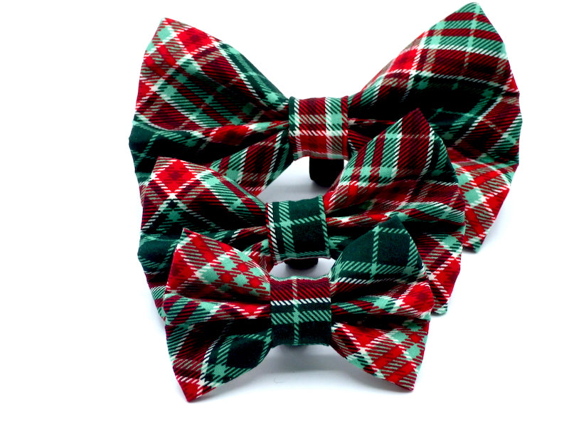 Dog & Cat Bow Tie "Winter Days" by Mabel & Mu